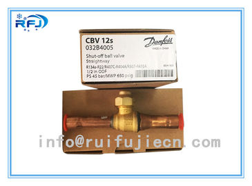 acheter Le type compresseur de CUB CBV de réfrigération partie le robinet à tournant sphérique en laiton CBV12S online manufacture