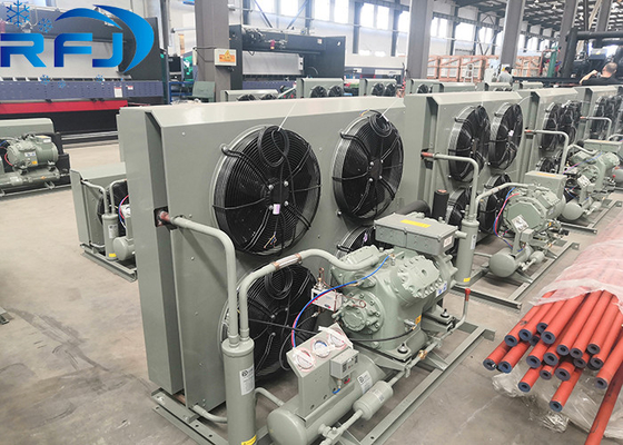 acheter Unité de condensation semi-hermétique à basse température refroidie à l'air de 10 à 20 ch, parfaite pour les environnements à basse température online manufacture