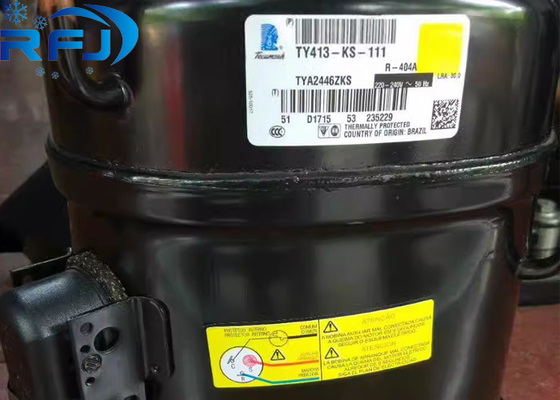 acheter 220-240V 1PH 50Hz Compresseur de réfrigération TYA2446ZKS avec 525,3 cc de charge d'huile et conception de piston hermétique online manufacture