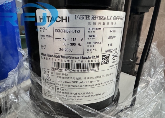 acheter R410A Compresseur à rouleaux de réfrigérant HITACHI DC80PHDG-D1Y2 pour les besoins de refroidissement online manufacture