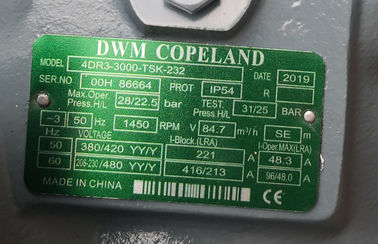 acheter Compresseur semi hermétique R22 4DR3-3000-TSK-232 30HP de réfrigération de Copeland DWN online manufacture
