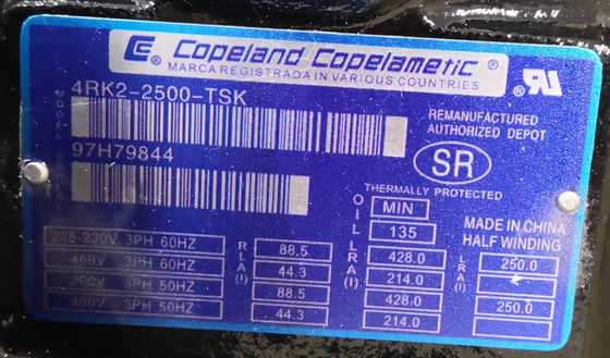 acheter Réfrigérant semi hermétique noir du compresseur 25HP 4RK2-2500-TSK R22 de  de couleur online manufacture