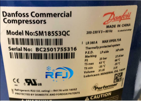acheter le compresseur de réfrigération à défilement de 60 Hz SM185S3QC SM185-3QAI online manufacture