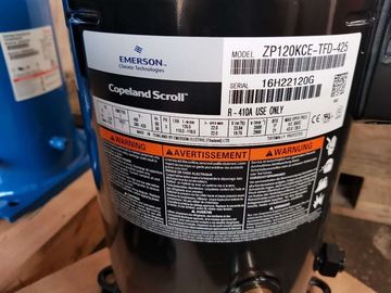 acheter Anti compresseur 10HP R410 ZP120KCE-TFD-425 de réfrigération de rouleau de Corresion Copeland online manufacture