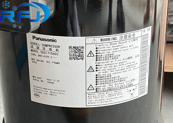 5CC171SA02 Compresseur à rouleaux Panasonic 50 Hz 380 - 415 V 3 phases