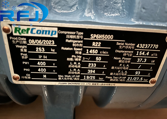 Réf. Compresseur semi-hermétique SP6H5000 Original Nouveau
