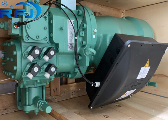 HSN8591-180 180HP R134A réfrigération à vis Compresseur semi-hermétique à basse température 400-460V 50Hz/60Hz
