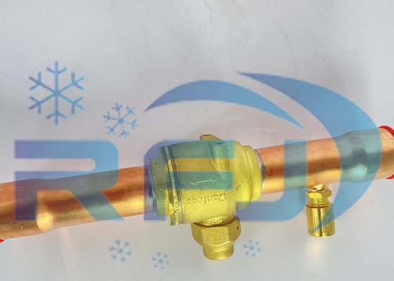 GBC 22s soupape à bille de fermeture avec connexion ODF/ODF à soudure de 22 mm et valeur Cv 38.5