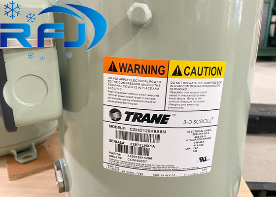 Le système de compression de roulement de Trane CSHD120K0B0M 10ph R410a 102kg 380-415V/3/50HZ