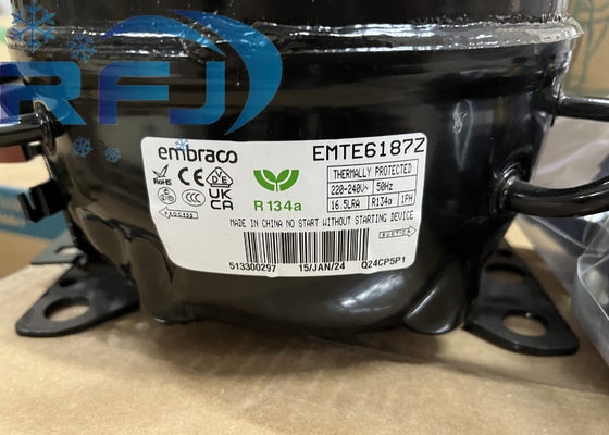 Embraco Aspera Compresseur EMTE6187Z réfrigérant R134a hermétique réciproque