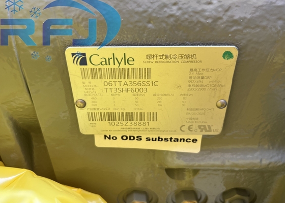 Compresseur à vis de puissance maximale de 112 kW pour 356 CFM réfrigérant R134A dans les applications industrielles