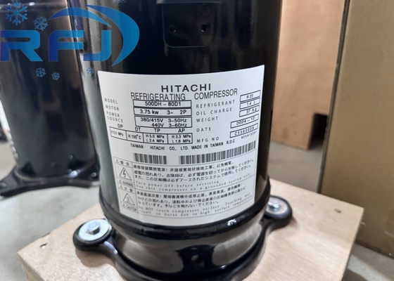 500DH-80D1 HITACHI Compresseur à rouleaux pour le réfrigérant R22 de puissance de 5 ch