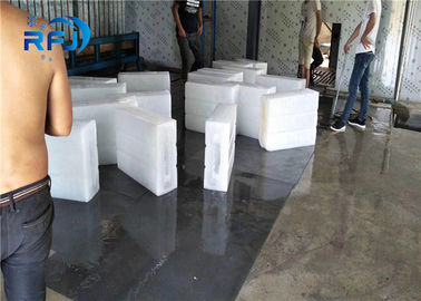 Fabricant industriel durable de bloc de glace, bloc de glace automatique faisant la machine aérer refroidi