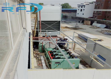 Panneau industriel d'isolation de sandwich à polyuréthane de chambre froide de compresseur de vis de Bitzer