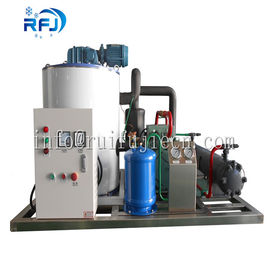 Machine de bloc de glace d'échelle d'eau de mer, CE LVD de machine à glaçons de flocon de partie supérieure du comptoir certifié