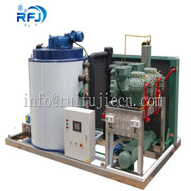 Milieu de congélation fort de la capacité de production R404A de machine à glaçons de flocon de tonne de l'eau douce 1-20