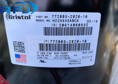 Compresseur nouveau Bristol original de matériel de réfrigération de L63B752BBKB H24B31QABKA