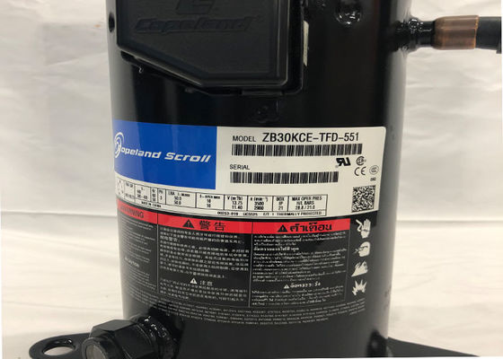 Type fermé système de ventilation de couleur de noir de compresseur de rouleau de Copeland ZP182KCE-TFD-522