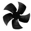 Ventilateur axial fixé au mur YWF4E250 4E300 4D350 4D400 4E450 4D500 4D550 4D600